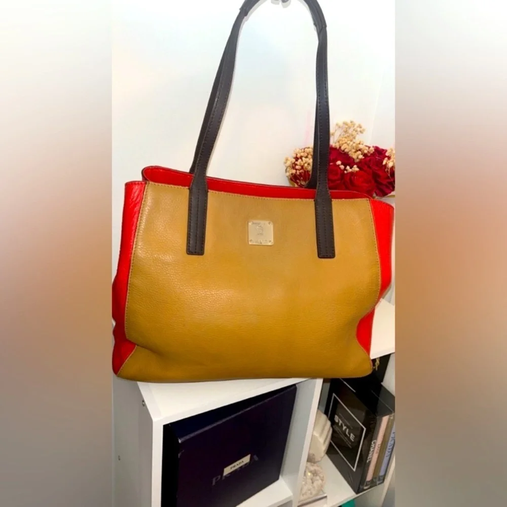 MCM Kiwami Tote Bag, EUC